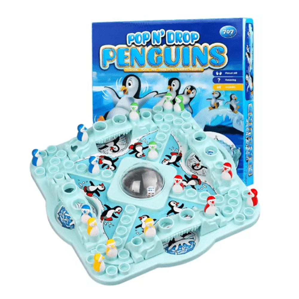 Penguin Chess Board Game Fun Family Challenge For 14 Players 0