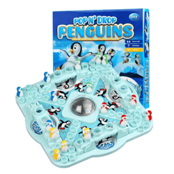 penguin chess board game fun family challenge for 1-4 players