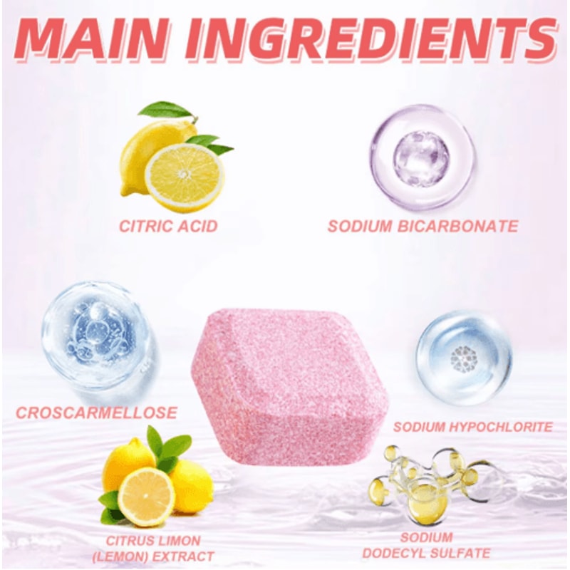 Effervescent Toilet Cleaning Tablets For Deep Clean And Deodorizing 9