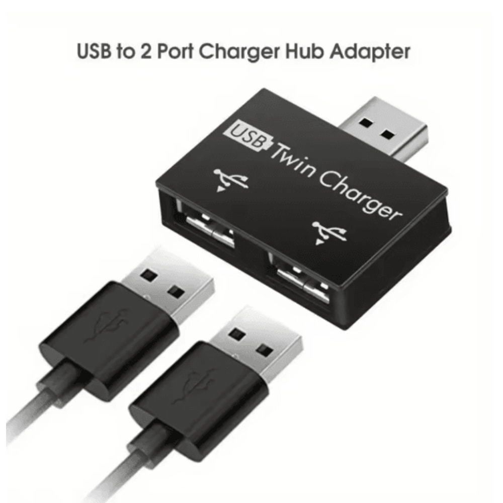 USB 20 Splitter Adapter 1 Male To 2 Female Ports Hub 0