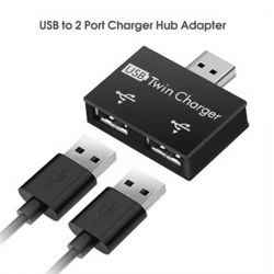 usb 2.0 splitter adapter 1 male to 2 female ports hub