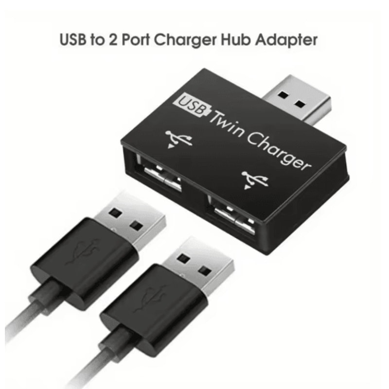 USB 20 Splitter Adapter 1 Male To 2 Female Ports Hub 0
