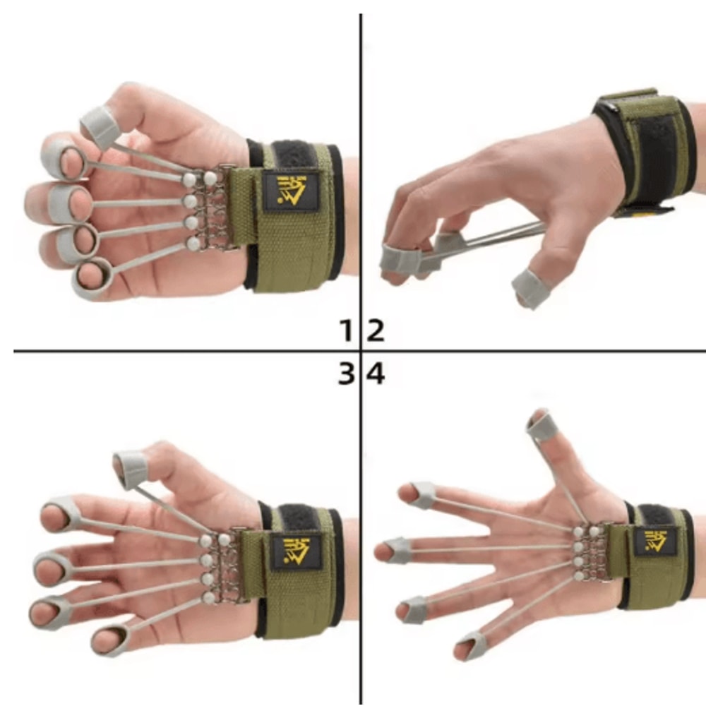 Adjustable Silicone Hand Grip Strengthener And Finger Exerciser For Wrist And Forearm Training 15