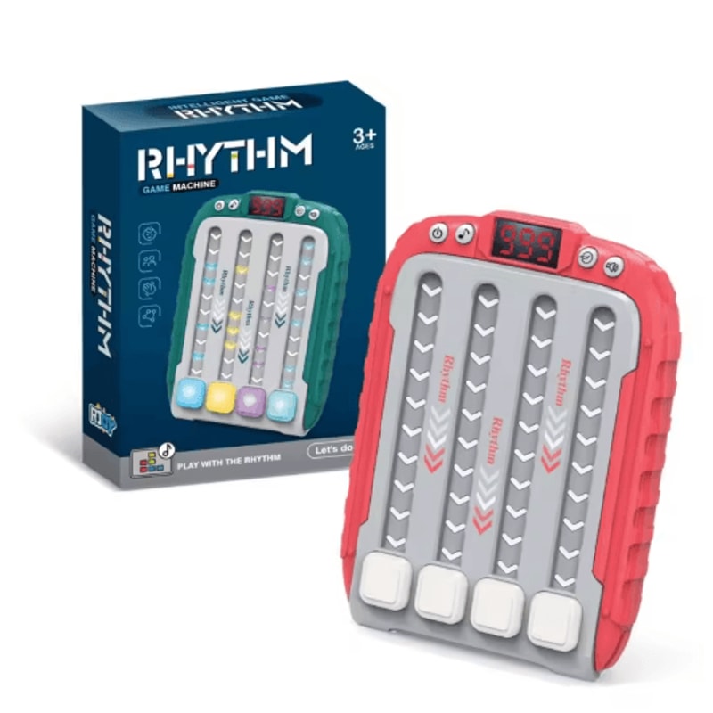 Quick Push Pop It Light Up Game Console For Multiplayer Reaction And Hand Training 2