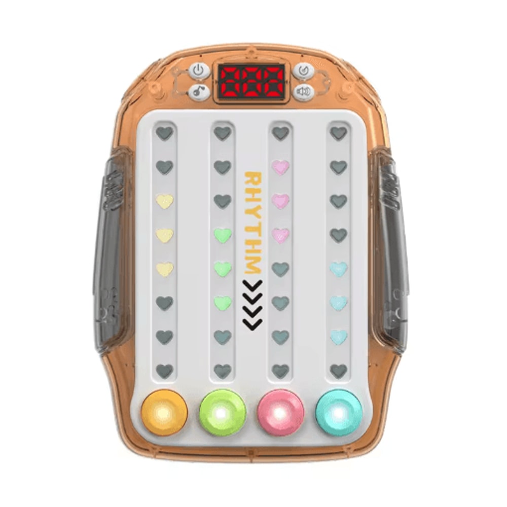 Quick Push Pop It Light Up Game Console For Multiplayer Reaction And Hand Training 5