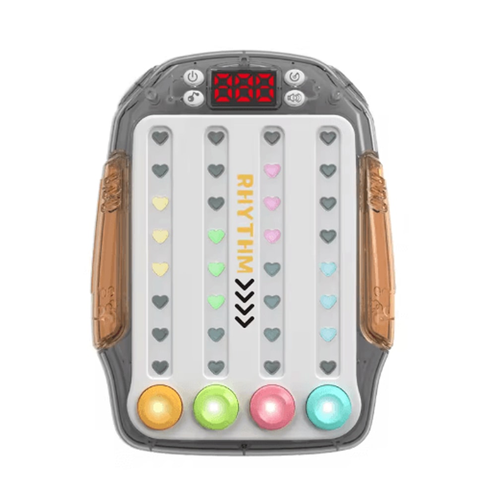 Quick Push Pop It Light Up Game Console For Multiplayer Reaction And Hand Training 6