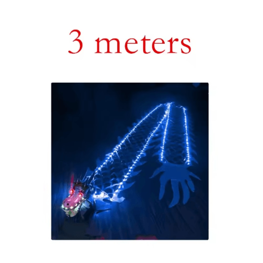 Chinese New Year Ribbon Dragon Dance Prop Set For Festival Performances 5