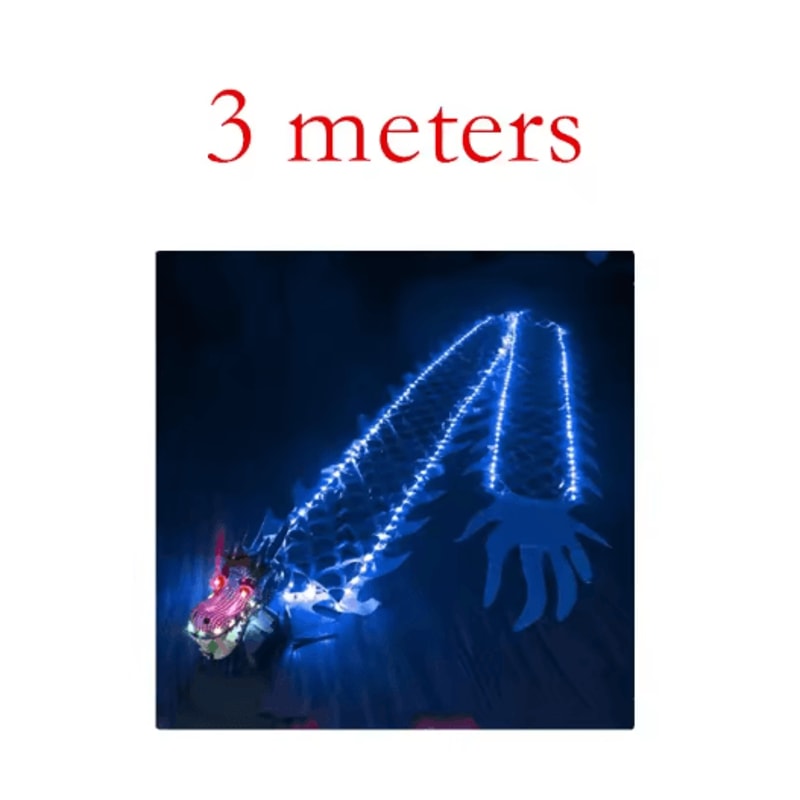 Chinese New Year Ribbon Dragon Dance Prop Set For Festival Performances 5