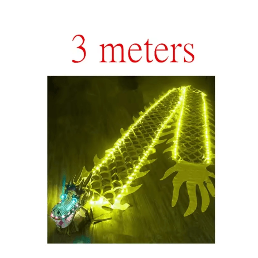 Chinese New Year Ribbon Dragon Dance Prop Set For Festival Performances 9