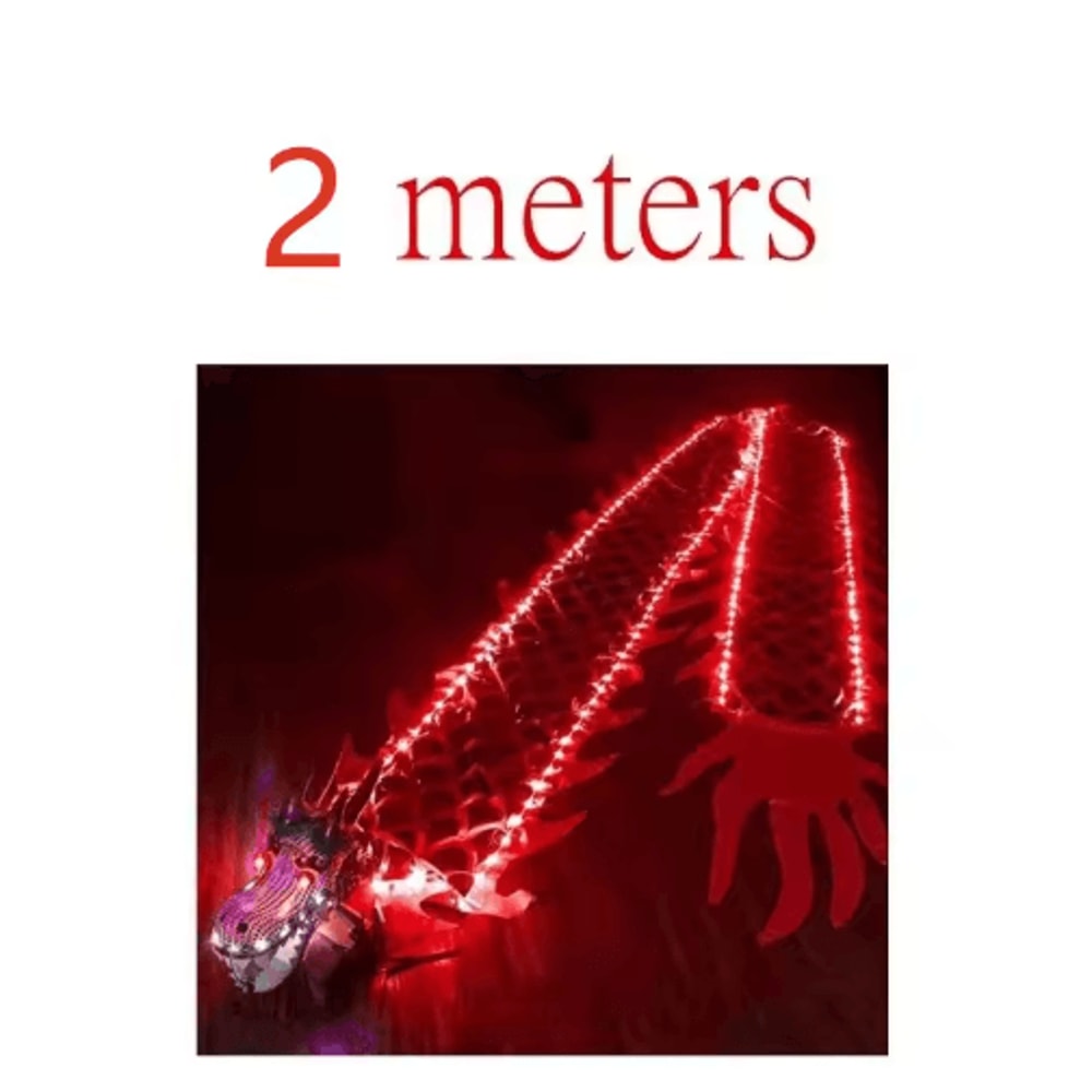 Chinese New Year Ribbon Dragon Dance Prop Set For Festival Performances 12