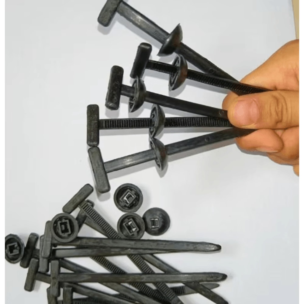 Universal Nylon Cable Tie Fastener Clip For Car Panel And Wire Management 10