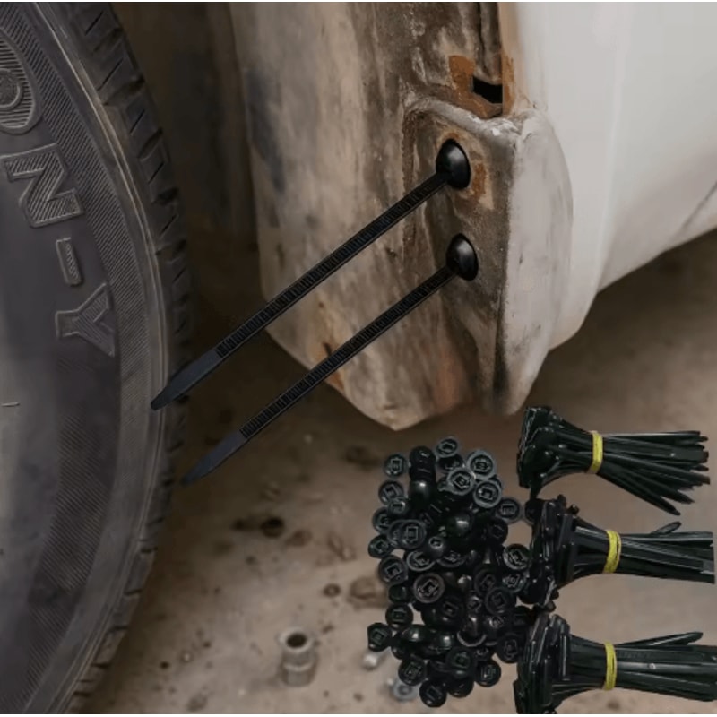 Universal Nylon Cable Tie Fastener Clip For Car Panel And Wire Management 0