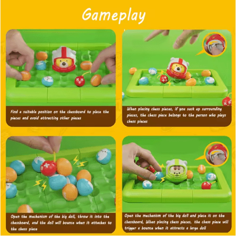 Magnetic Chess Board Game For Kids Strategy And Logical Thinking Fun 5