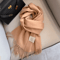 100 Wool Winter Narrow Scarf In Solid Colors For Men And Women 22