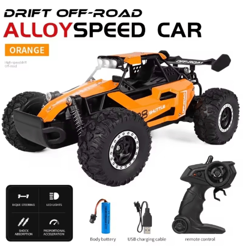 116 High Speed Off Road RC Car With LED Lights And 24GHz Control 21
