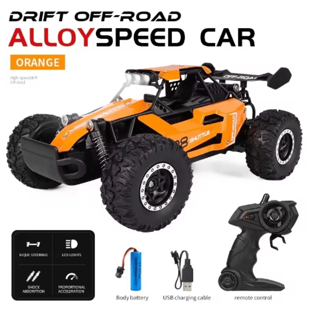 116 High Speed Off Road RC Car With LED Lights And 24GHz Control 28