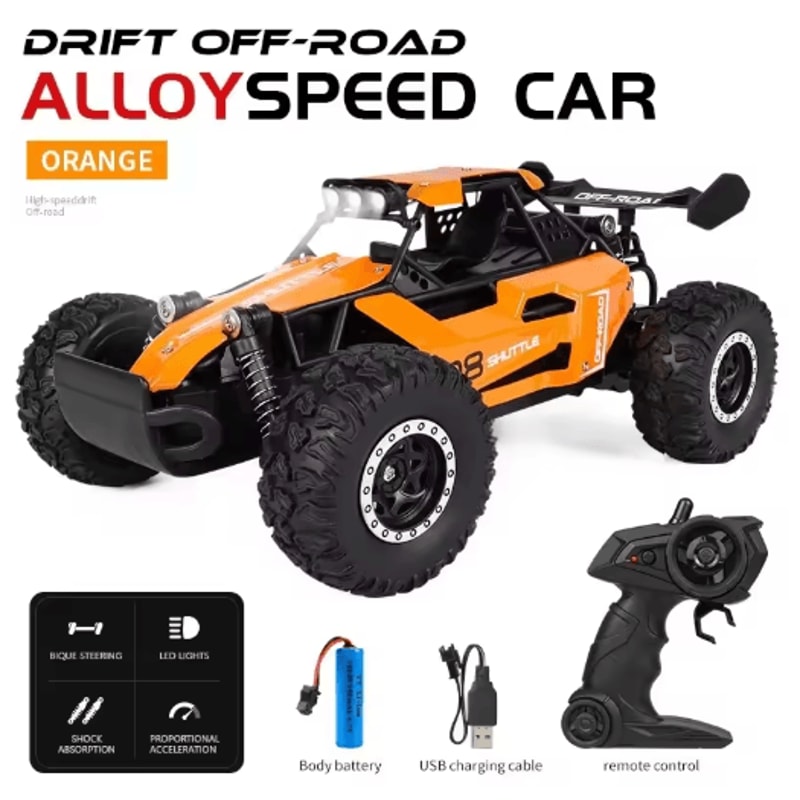 116 High Speed Off Road RC Car With LED Lights And 24GHz Control 28