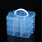 3 Layer 18 Grid Portable Storage Box With Detachable Compartments 1