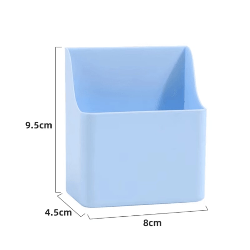 Large Capacity Magnetic Refrigerator Storage Box With Pen Holder Organizer 5