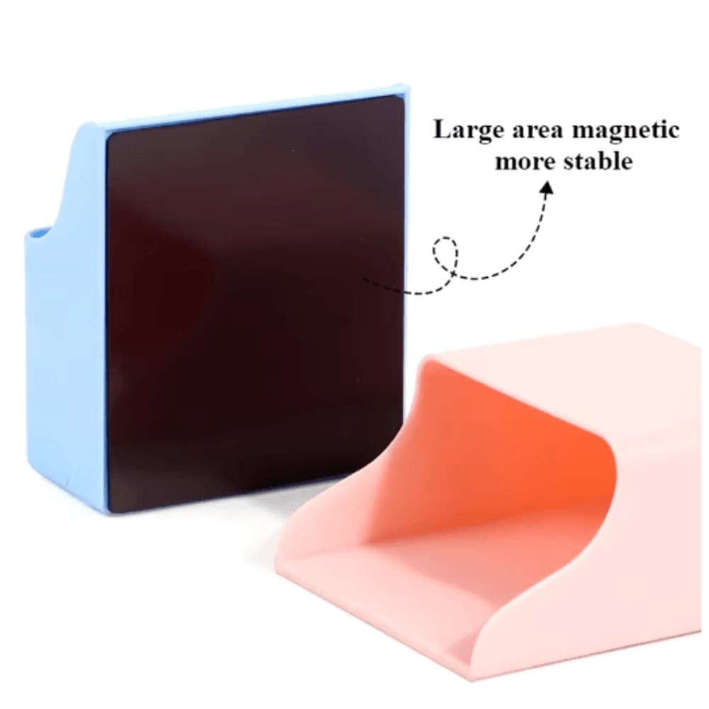 Large Capacity Magnetic Refrigerator Storage Box With Pen Holder Organizer 8