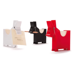 cute mule desktop memo holder and business card clip organizer
