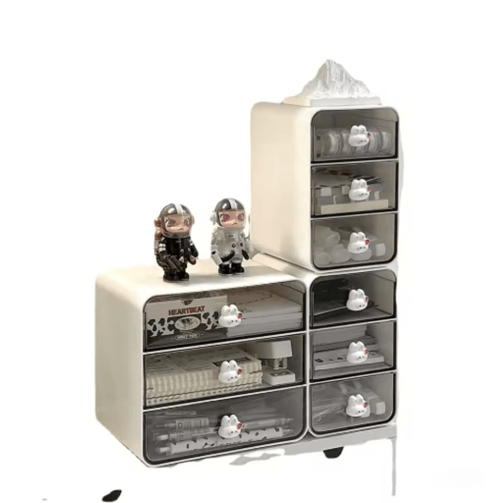 Desktop Drawer Storage Box With Multi Drawer Organizer For Cosmetics And Stationery 5