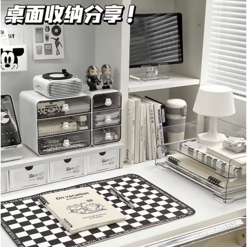 Desktop Drawer Storage Box With Multi Drawer Organizer For Cosmetics And Stationery 6