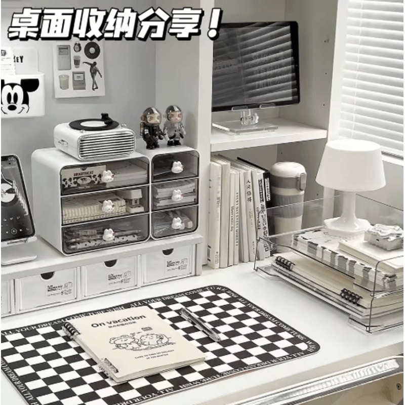 Desktop Drawer Storage Box With Multi Drawer Organizer For Cosmetics And Stationery 6