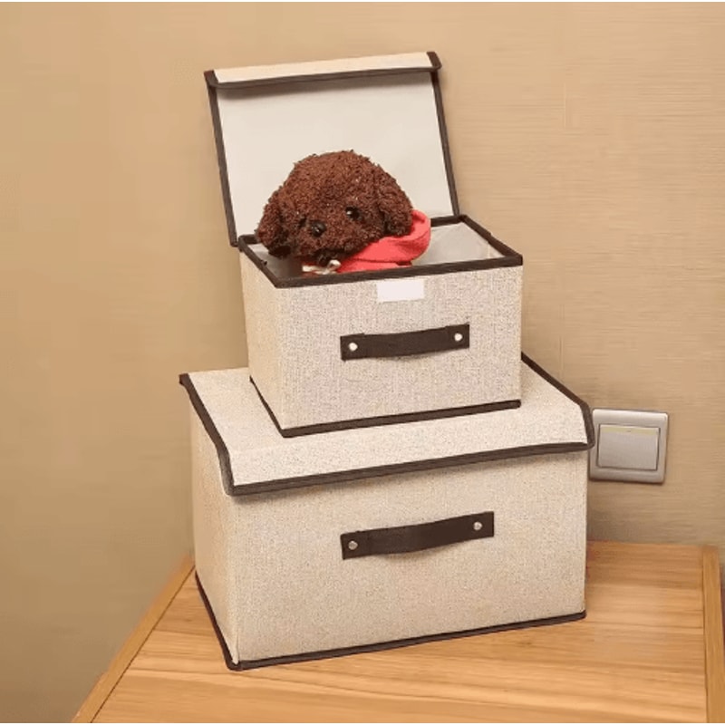 Foldable Underwear Storage Organizer Box With Dustproof Non Woven Design 9