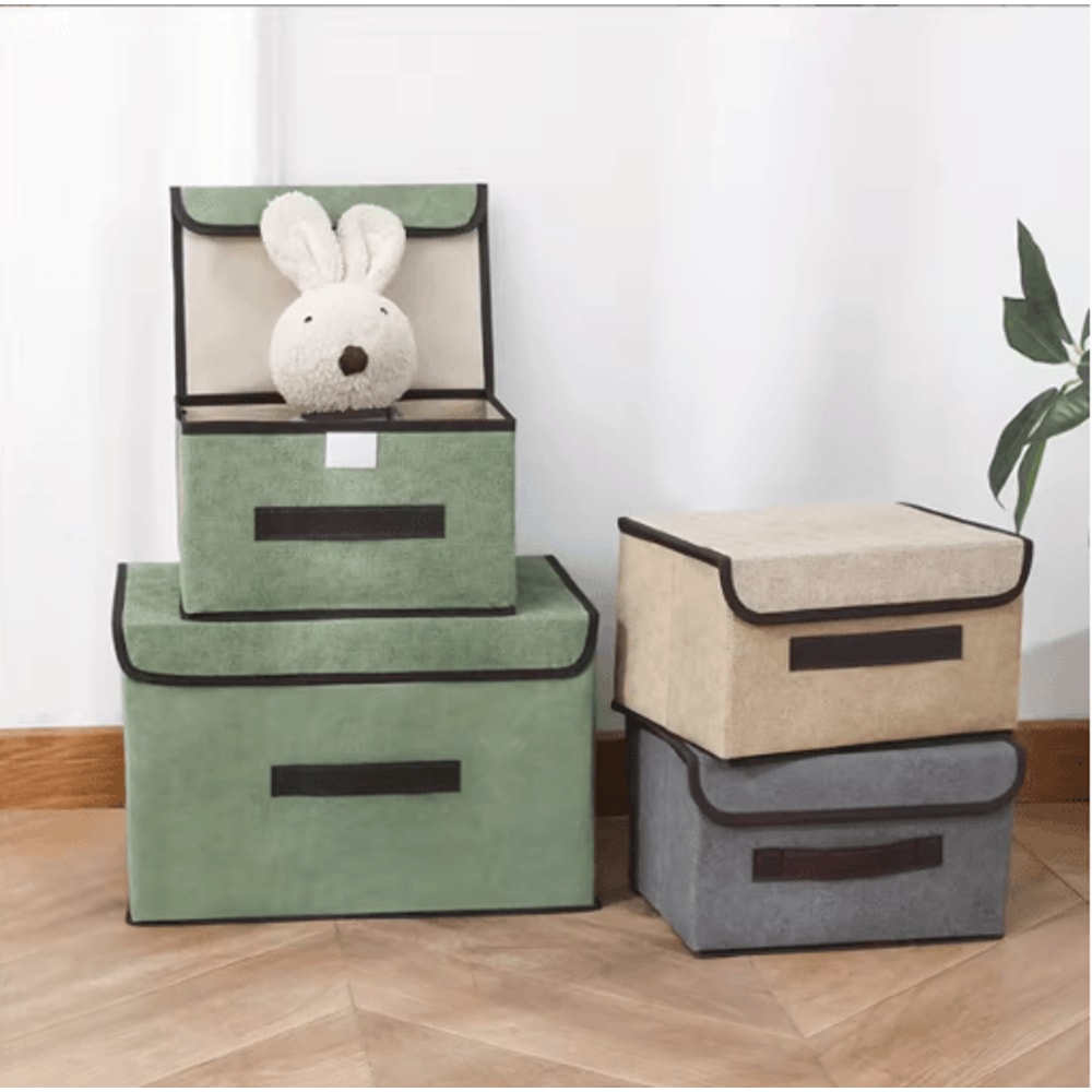 Foldable Underwear Storage Organizer Box With Dustproof Non Woven Design 15