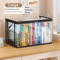 Large Capacity Transparent PVC Storage Bag With Flip Cover And View Window 1