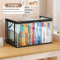 Large Capacity Transparent PVC Storage Bag With Flip Cover And View Window 6