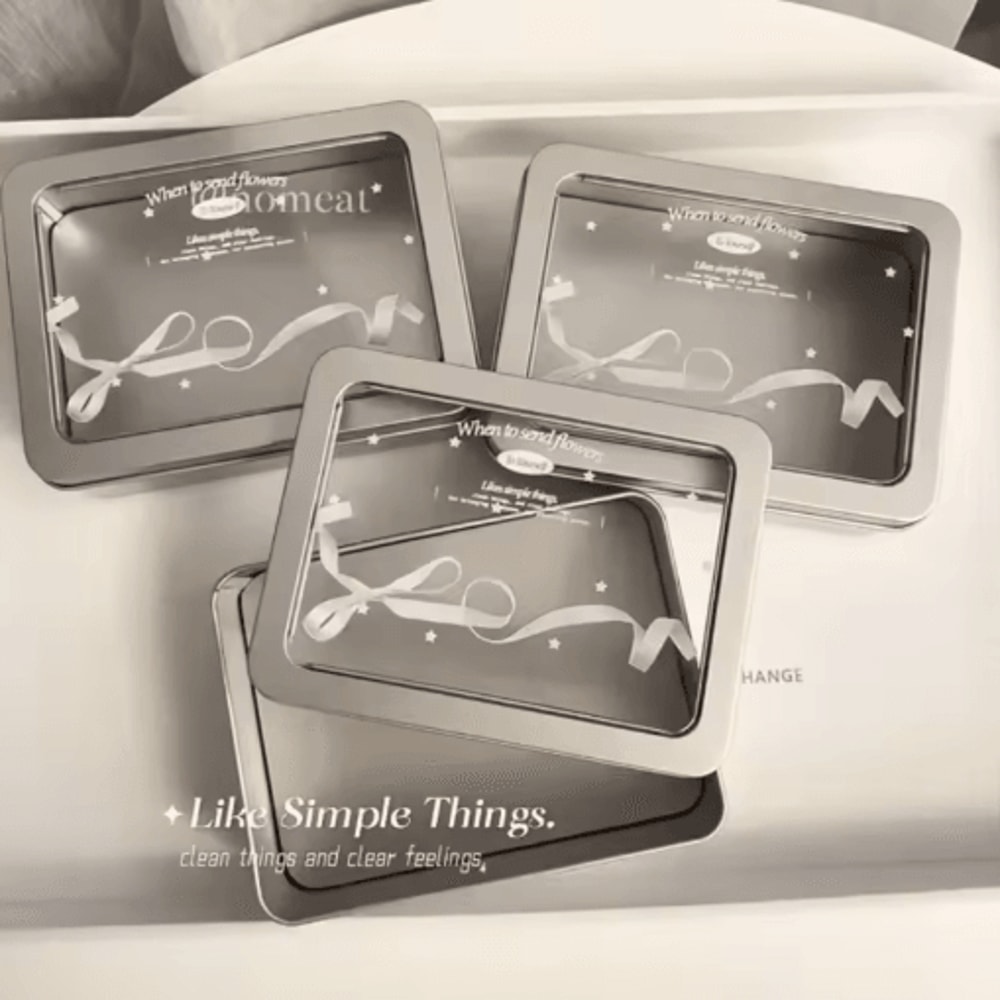 Sweet Korean Lace Desktop Organizer With Bow For Kpop Photocard Storage 0