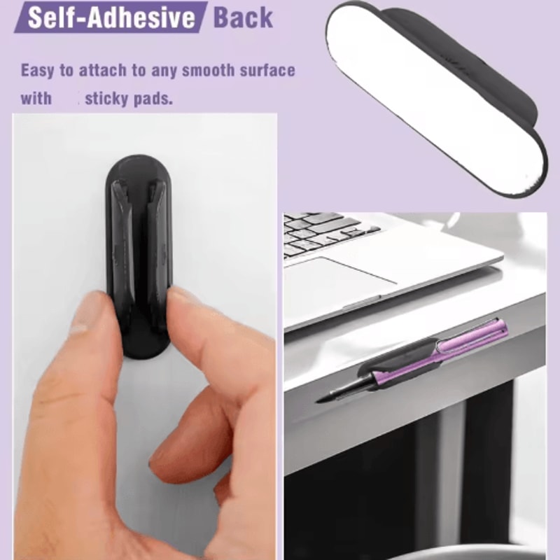 Office Pen Holder Stand With Anti Loss Design For Desk Organization 12
