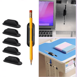 office pen holder stand with anti loss design for desk organization
