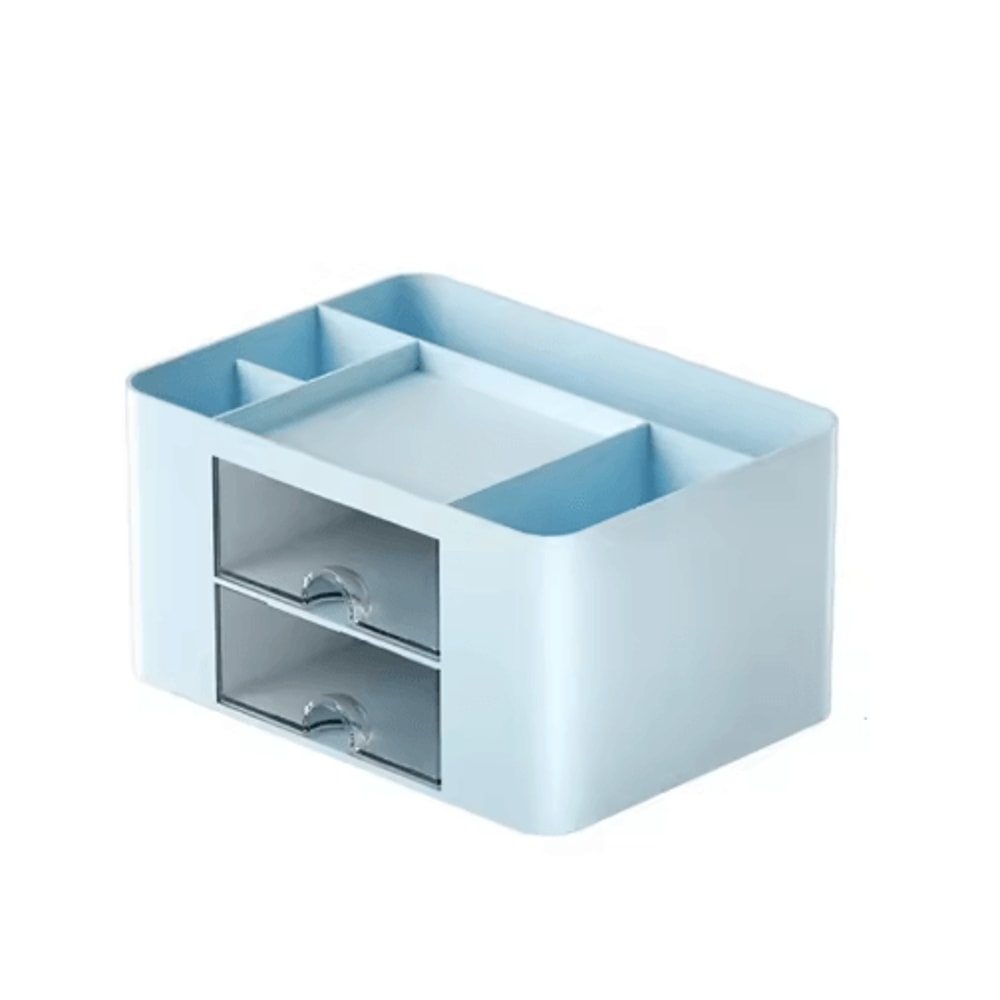 Drawer Type Stationery Storage Box With Multiple Compartments And Dust Protection 2