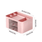 Drawer Type Stationery Storage Box With Multiple Compartments And Dust Protection 6