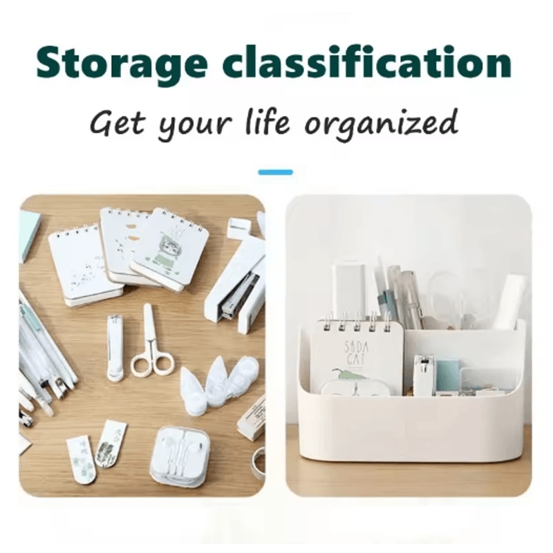 Multi Purpose Desk Organizer For Office Supplies Makeup Brushes And Remotes 5