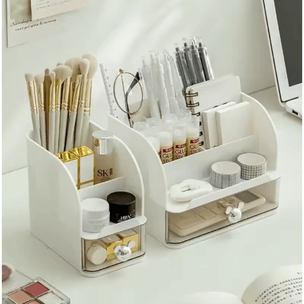 Multi Purpose Desk Organizer For Office Supplies Makeup Brushes And Remotes 0