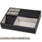 Faux Leather Mens Valet Tray Organizer With 5 Compartments For Desk Or Nightstand 6