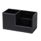 High Grade PU Leather Desk Organizer With 3 Compartment Pen Holder Caddy 1
