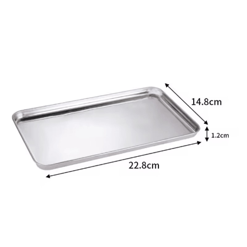 Stainless Steel Serving Tray Rectangle Buffet Food Presentation Pan 2
