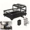 Double Tier Extendable Dish Drainer Large Capacity Adjustable Kitchen Countertop Rack 3