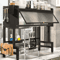 3 Tier Over The Sink Dish Drying Rack With Cover Large Kitchen Drain Shelf Storage System 5