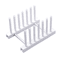 Wooden Dish Drainer Rack Bamboo Plate Pot Lid Drying Stand For Kitchen Counter 1