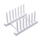 Wooden Dish Drainer Rack Bamboo Plate Pot Lid Drying Stand For Kitchen Counter 1