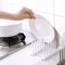Wooden Dish Drainer Rack Bamboo Plate Pot Lid Drying Stand For Kitchen Counter 12