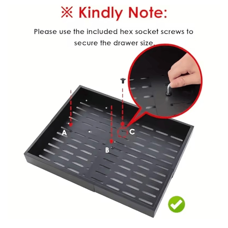 Expandable Pull Out Cabinet Organizer Sliding Under Sink Kitchen Storage Rack 7