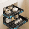 Expandable Pull Out Cabinet Organizer Sliding Under Sink Kitchen Storage Rack 0