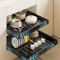 Expandable Pull Out Cabinet Organizer Sliding Under Sink Kitchen Storage Rack 0